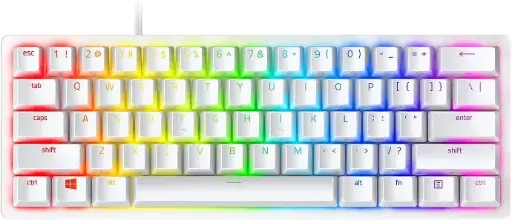 Razer Huntsman Mini 60% Blanco
