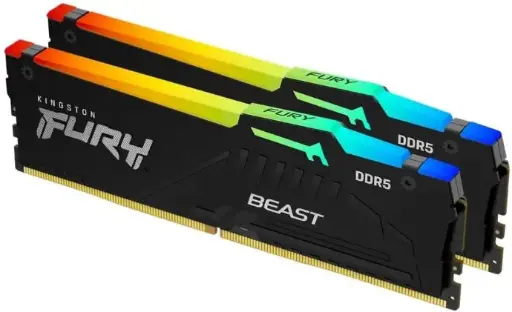 16GB (2x8GB) 6000Mhz DDR5 CL36 RGB Kingston FURY Beast