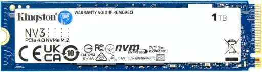 Kingston NV3 1TB M.2 2280 NVMe SSD | PCIe 4.0 Gen 4 | 6000 MB/s