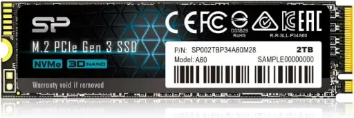 Silicon Power 2TB NVMe M.2 PCIe Gen3x4 2280 SSD