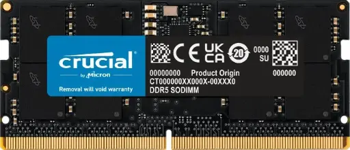 16GB DDR5 5600Mhz Crucial RAM SODIMM 